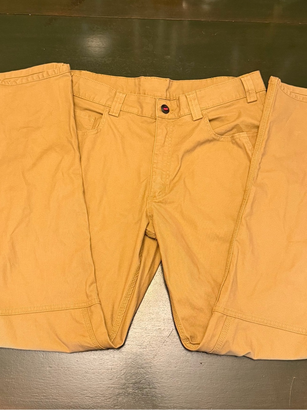Men's Classic Straight Chino Pants in Tan by Milwaukee